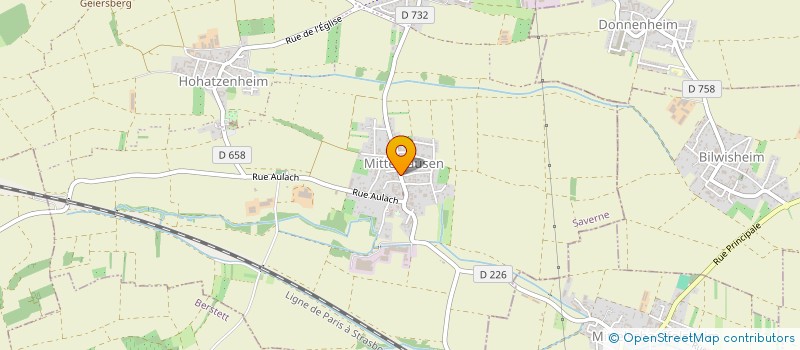 localisation de l'entreprise SCI HESSE  WINGERSHEIM LES QUATRE BANS