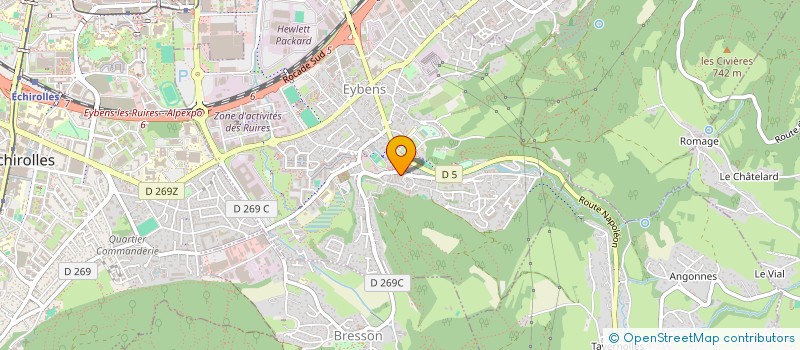 localisation de l'entreprise SCI HESTEA  EYBENS