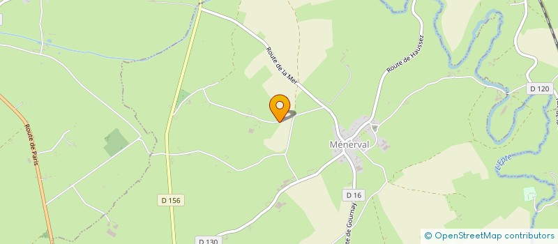 localisation de l'entreprise SCI HESTIA  MENERVAL