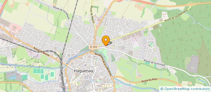 localisation de l'entreprise SCI HESTIA  HAGUENAU