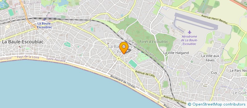 localisation de l'entreprise SCI HESTIA  LA BAULE-ESCOUBLAC