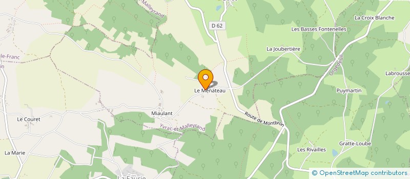 localisation de l'entreprise SCI HESTIA à YVRAC-ET-MALLEYRAND