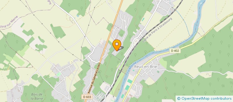 localisation de l'entreprise SCI HESTIA 77  CHAMIGNY