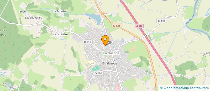 localisation de l'entreprise SCI HESTIA  LA BAZOGE