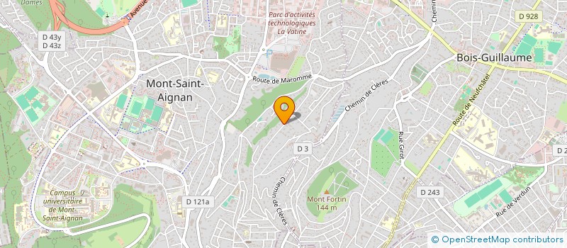 localisation de l'entreprise SCI HESTIA  MONT-SAINT-AIGNAN