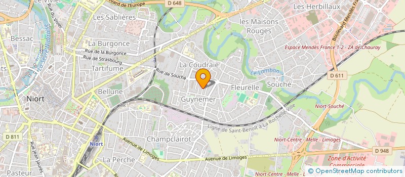 localisation de l'entreprise SCI HESTIA  NIORT