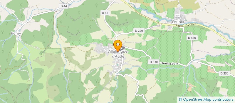 localisation de l'entreprise SCI HESTIA  VILLELONGUE D'AUDE