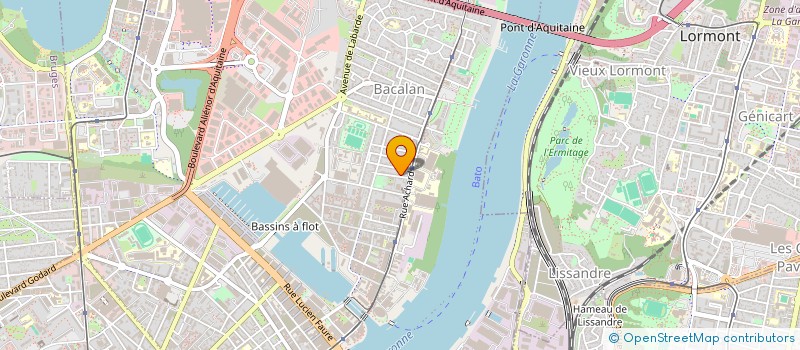 localisation de l'entreprise SCI HESTIA  BORDEAUX