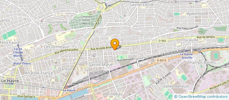 localisation de l'entreprise SCI HESTIA à LE HAVRE