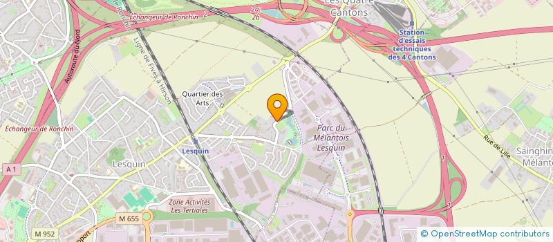 localisation de l'entreprise SCI HESTIA à LESQUIN