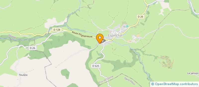 localisation de l'entreprise SCI HESTIA  EGLISENEUVE D'ENTRAIGUES