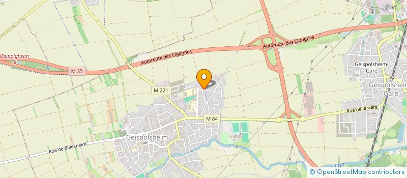 localisation de l'entreprise SCI HESTIA  GEISPOLSHEIM