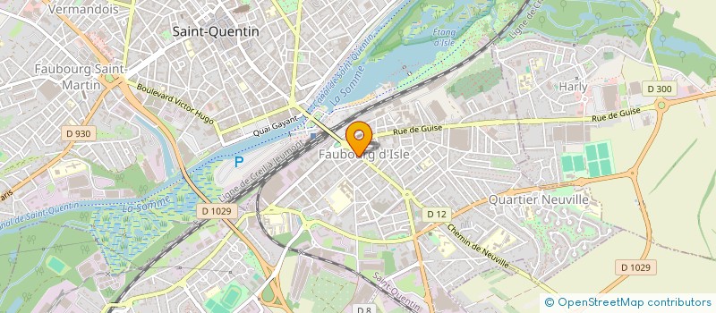 localisation de l'entreprise SCI HESTIA à SAINT-QUENTIN