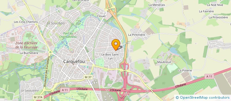 localisation de l'entreprise SCI HESTIA  CARQUEFOU