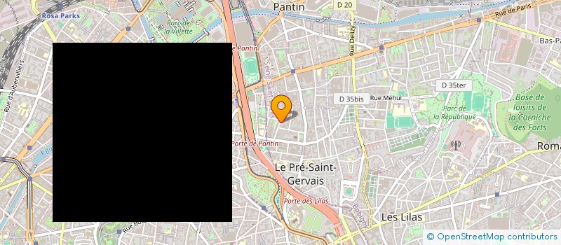 localisation de l'entreprise SCI HESTIA à LE PRE-SAINT-GERVAIS