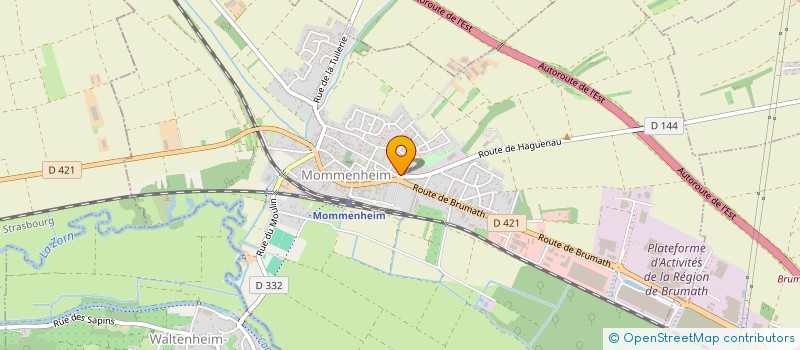 localisation de l'entreprise SCI HESTIA  MOMMENHEIM