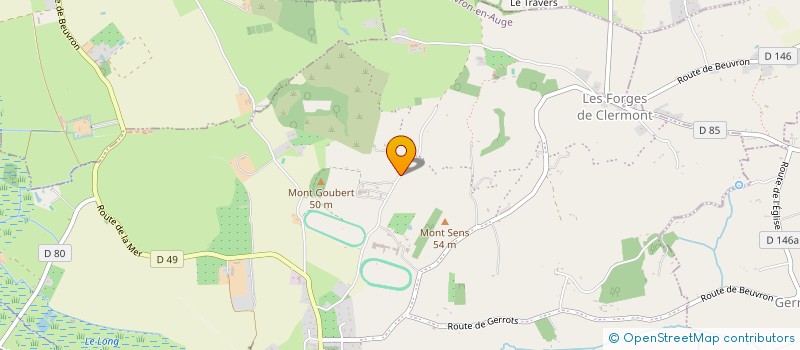 localisation de l'entreprise SCI HESTIA  BEUVRON-EN-AUGE