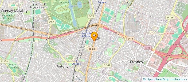 localisation de l'entreprise SCI HESTIA à ANTONY