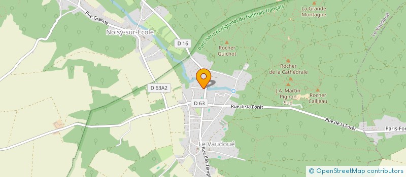 localisation de l'entreprise SCI HESTIA  LE VAUDOUE