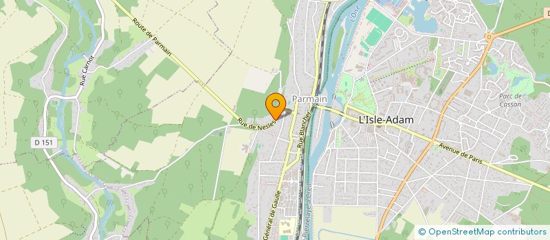 localisation de l'entreprise SCI HESTIA  PARMAIN