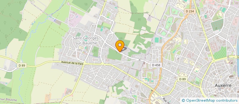 localisation de l'entreprise SCI HESTIA 89  SAINT-GEORGES-SUR-BAULCHE