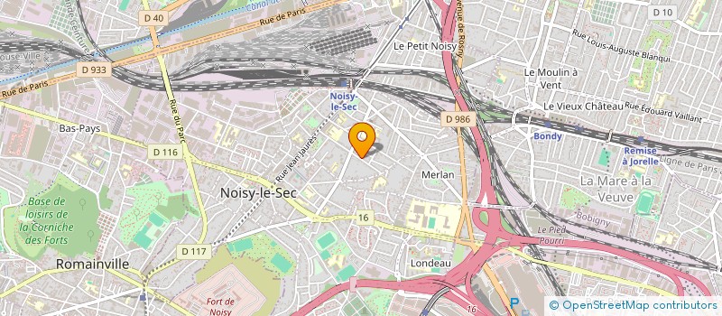 localisation de l'entreprise SCI HESTIA à NOISY-LE-SEC