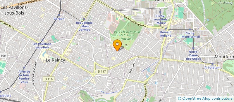 localisation de l'entreprise SCI HESTIA à CLICHY-SOUS-BOIS