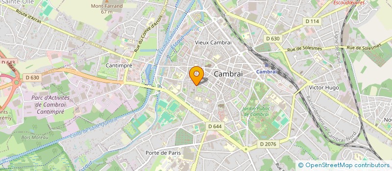 localisation de l'entreprise SCI HESTIA à CAMBRAI