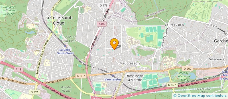 localisation de l'entreprise SCI HESTIA à VAUCRESSON