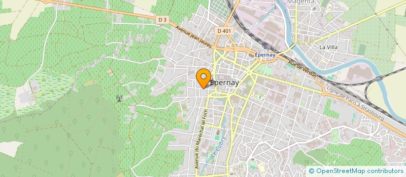 localisation de l'entreprise SCI HESTIA à EPERNAY