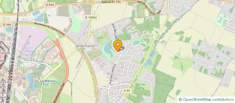 localisation de l'entreprise SCI HESTIA  MAGNY-LE-HONGRE