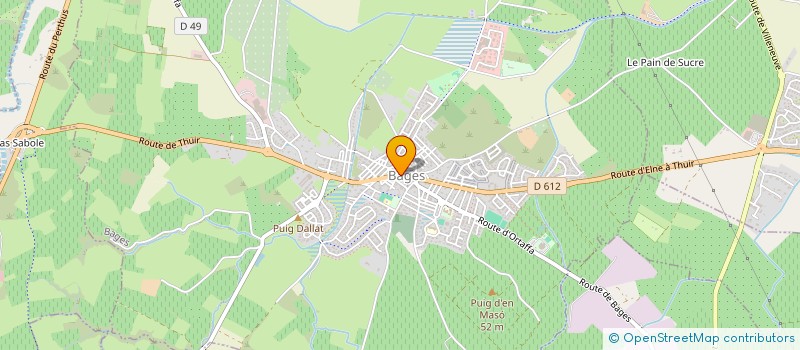 localisation de l'entreprise SCI HESTIA à BAGES