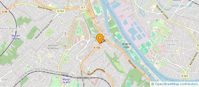 localisation de l'entreprise SCI HESTIA  SARTROUVILLE