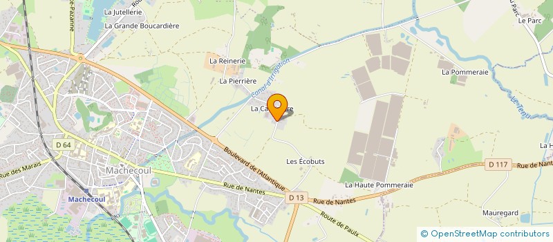 localisation de l'entreprise SCI HESTIA-ARCS  MACHECOUL-SAINT-MEME