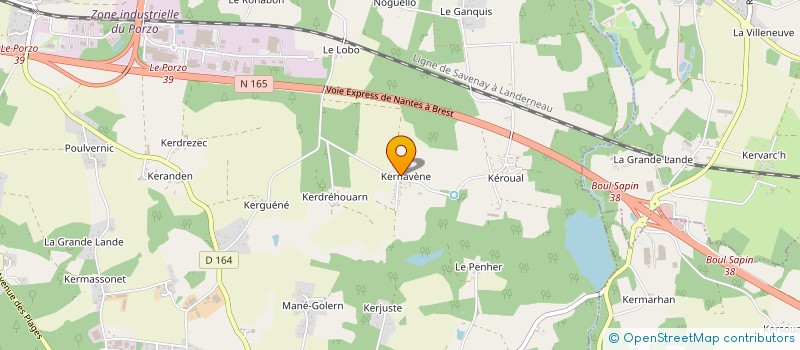 localisation de l'entreprise SCI HESTIA BREIZH à KERVIGNAC