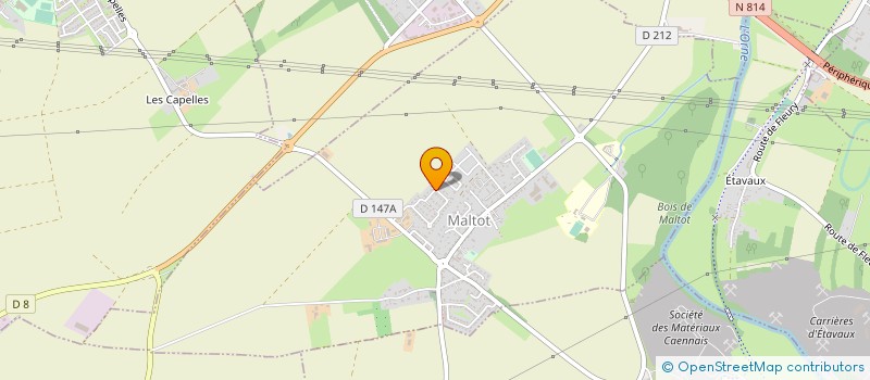 localisation de l'entreprise SCI HESTIA DU MESNIL  MALTOT