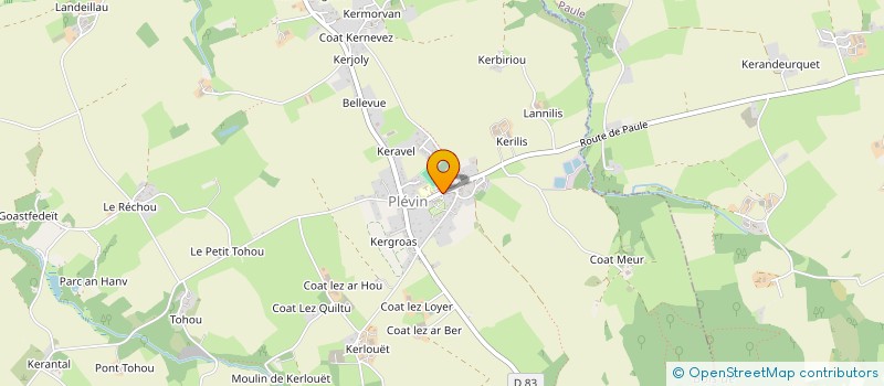 localisation de l'entreprise SCI HESTIA INVEST  PLEVIN