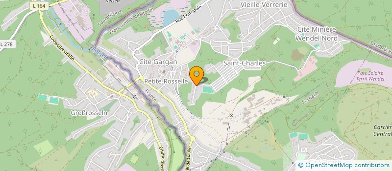 localisation de l'entreprise SCI HESTIA PATRIMOINE  PETITE-ROSSELLE