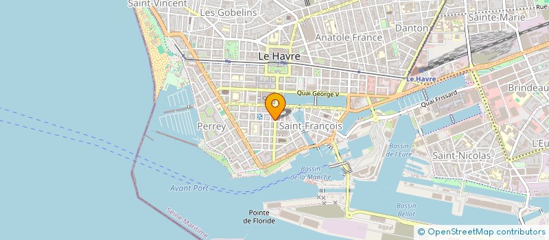 localisation de l'entreprise SCI HESTIA & TYCHE à LE HAVRE