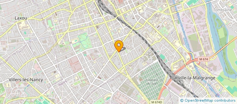 localisation de l'entreprise SCI HESTIN  NANCY