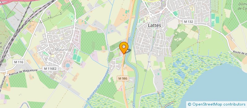 localisation de l'entreprise SCI HESTYA à LATTES