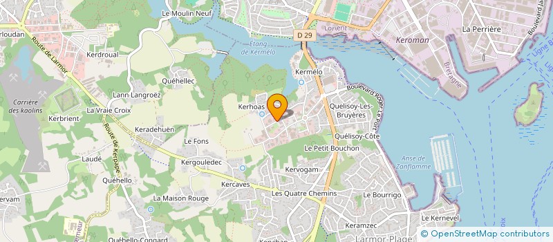 localisation de l'entreprise SCI HETIER LOCQUELTAS  LARMOR-PLAGE