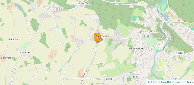 localisation de l'entreprise SCI HETRE CHENE HOUX à BAGNOLES-DE-L'ORNE-NORMANDIE