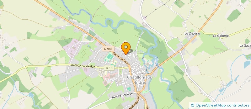 localisation de l'entreprise SCI HETROY à CHATILLON-SUR-INDRE