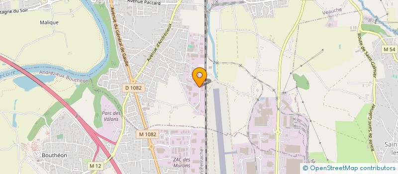 localisation de l'entreprise SCI HETROY  VEAUCHE