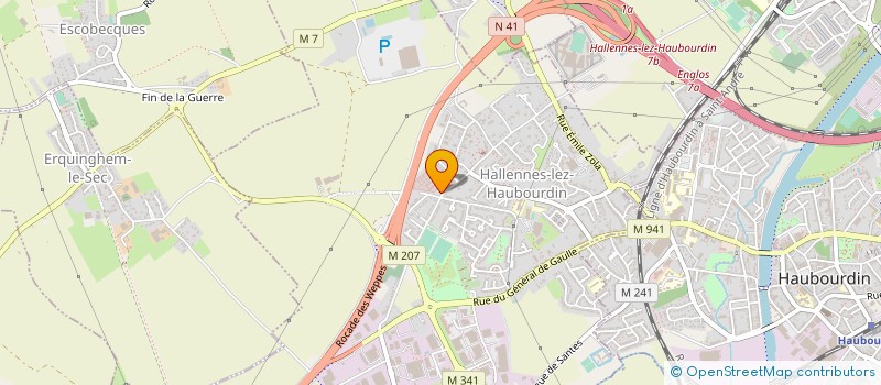 localisation de l'entreprise SCI HEU FAUVARQUE  NOMAIN