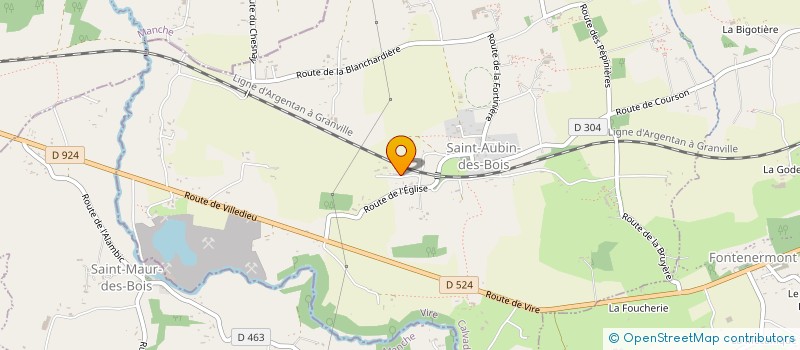 localisation de l'entreprise SCI HEUDIER  TESSY-BOCAGE