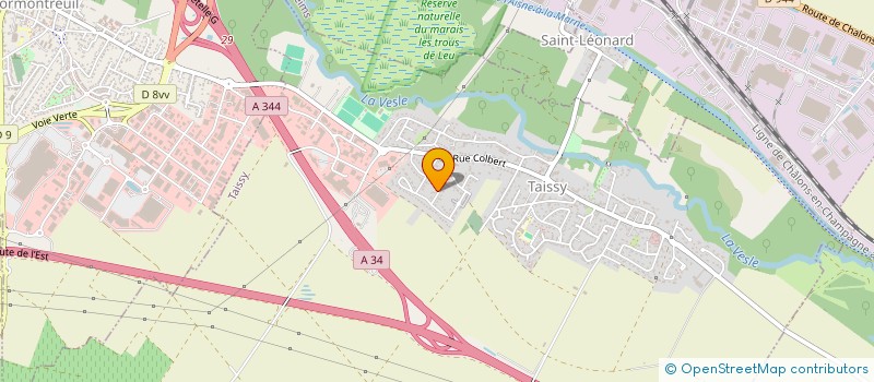 localisation de l'entreprise SCI HEURLIER  TAISSY