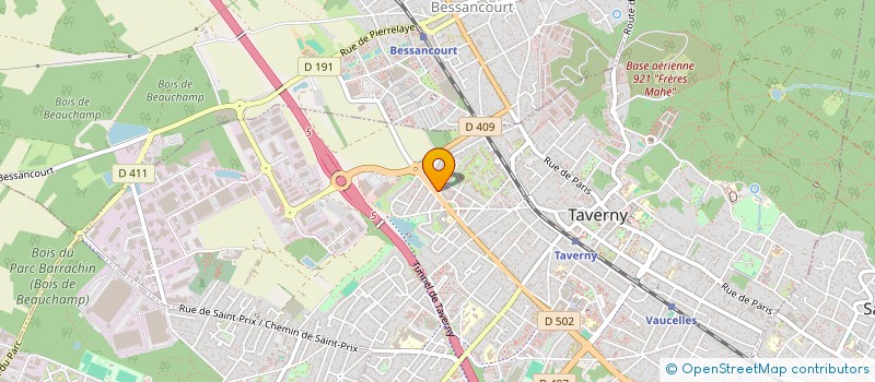 localisation de l'entreprise SCI HEURTAULT  TAVERNY