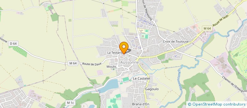 localisation de l'entreprise SCI HEURTAULT CFG  AUSSONNE